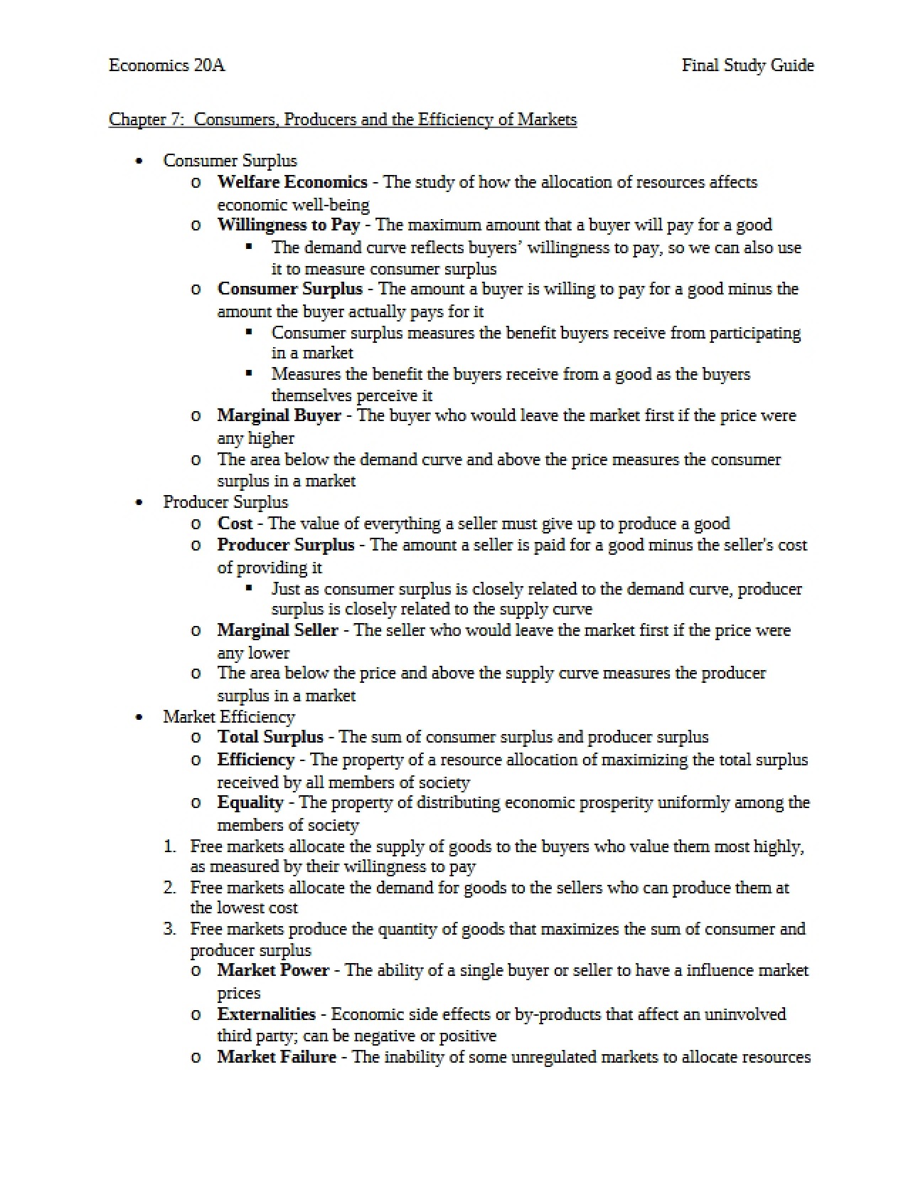 Chapter 7: Consumer Economics