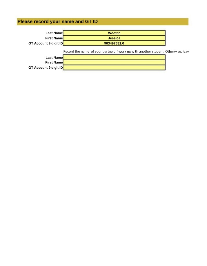 Jessica Wooten Homework Results