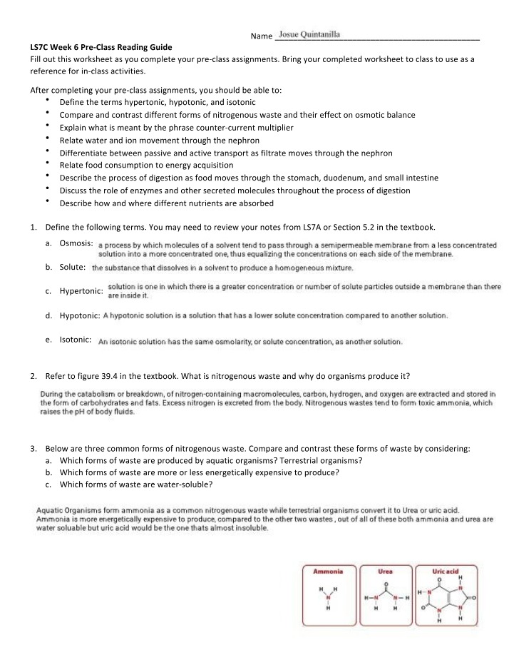 Week 6 Pre-Class Reading Guide - LS7C