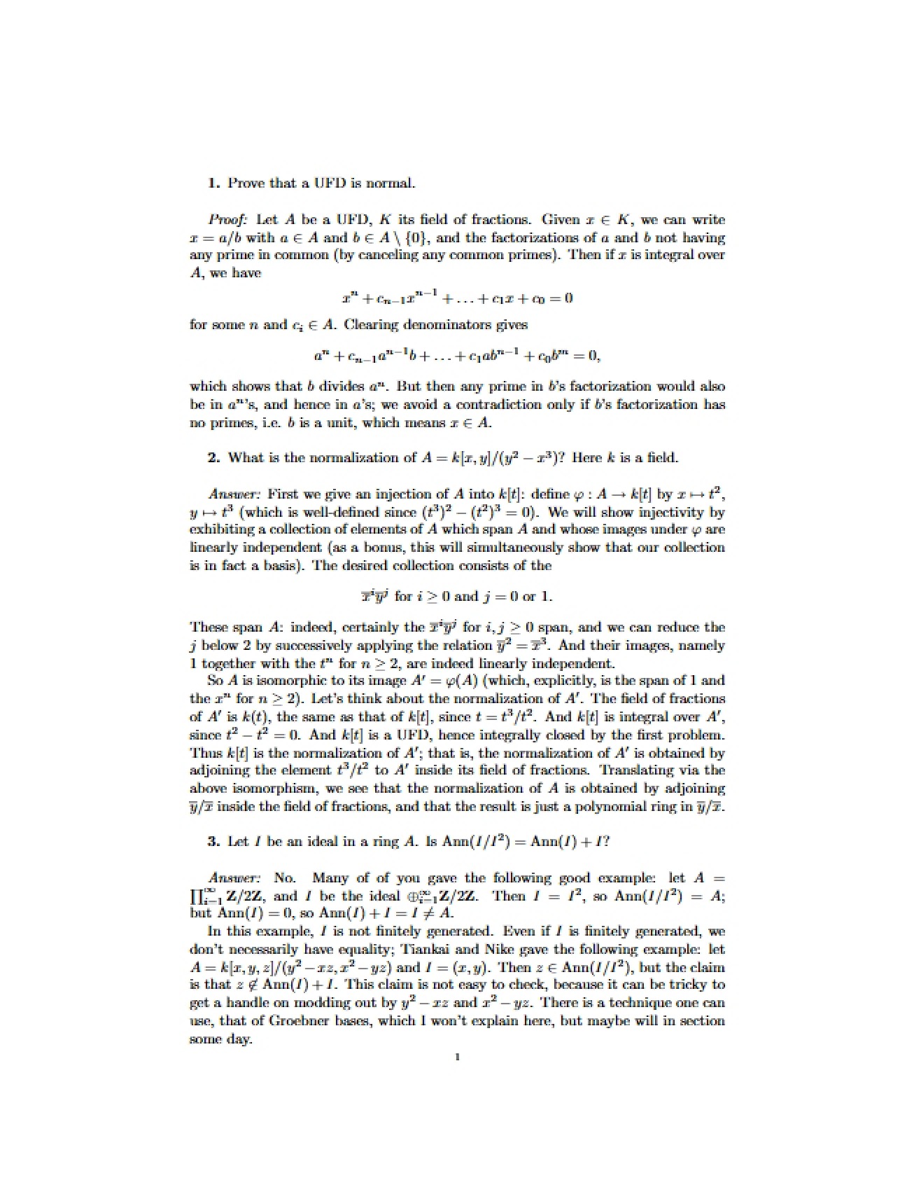 Molecular Science Answer Guide