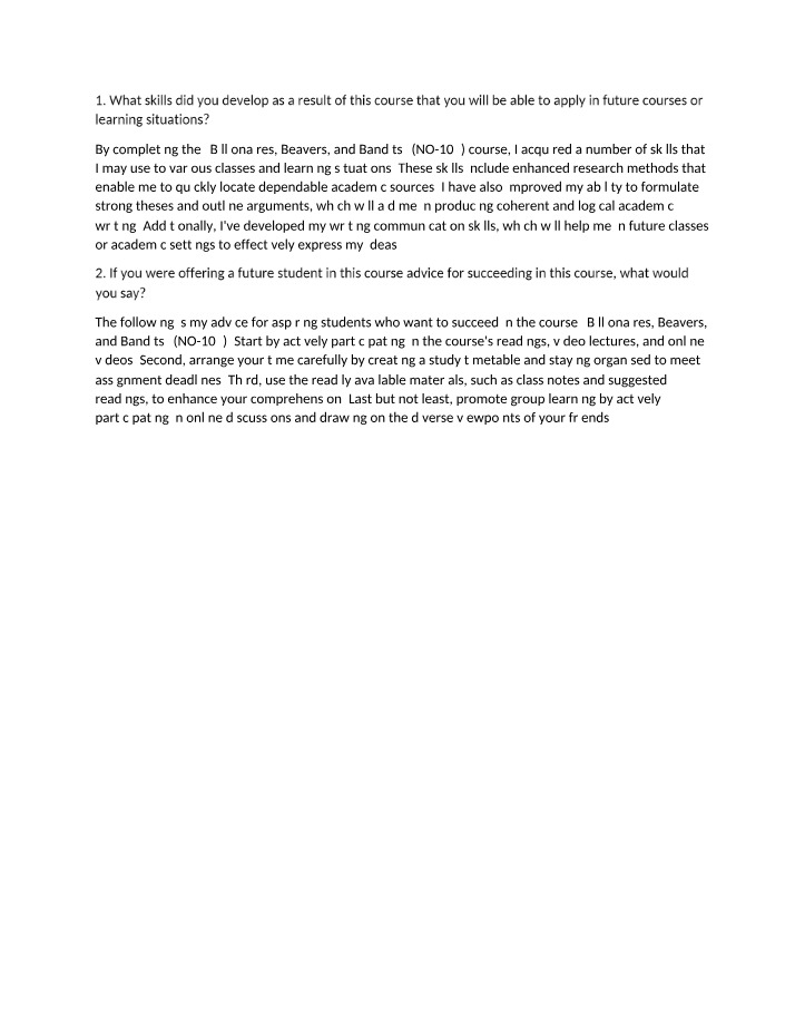 Skills for Success - Billionaires, Beavers, and Bandits
