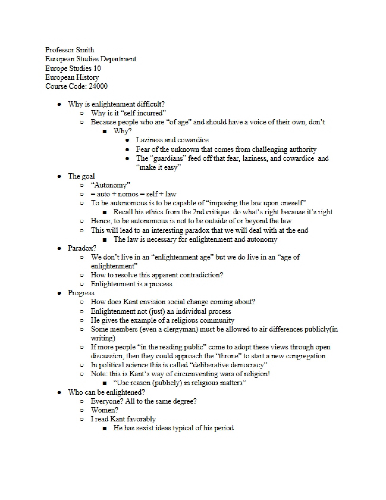 Class 18: Euro Studies