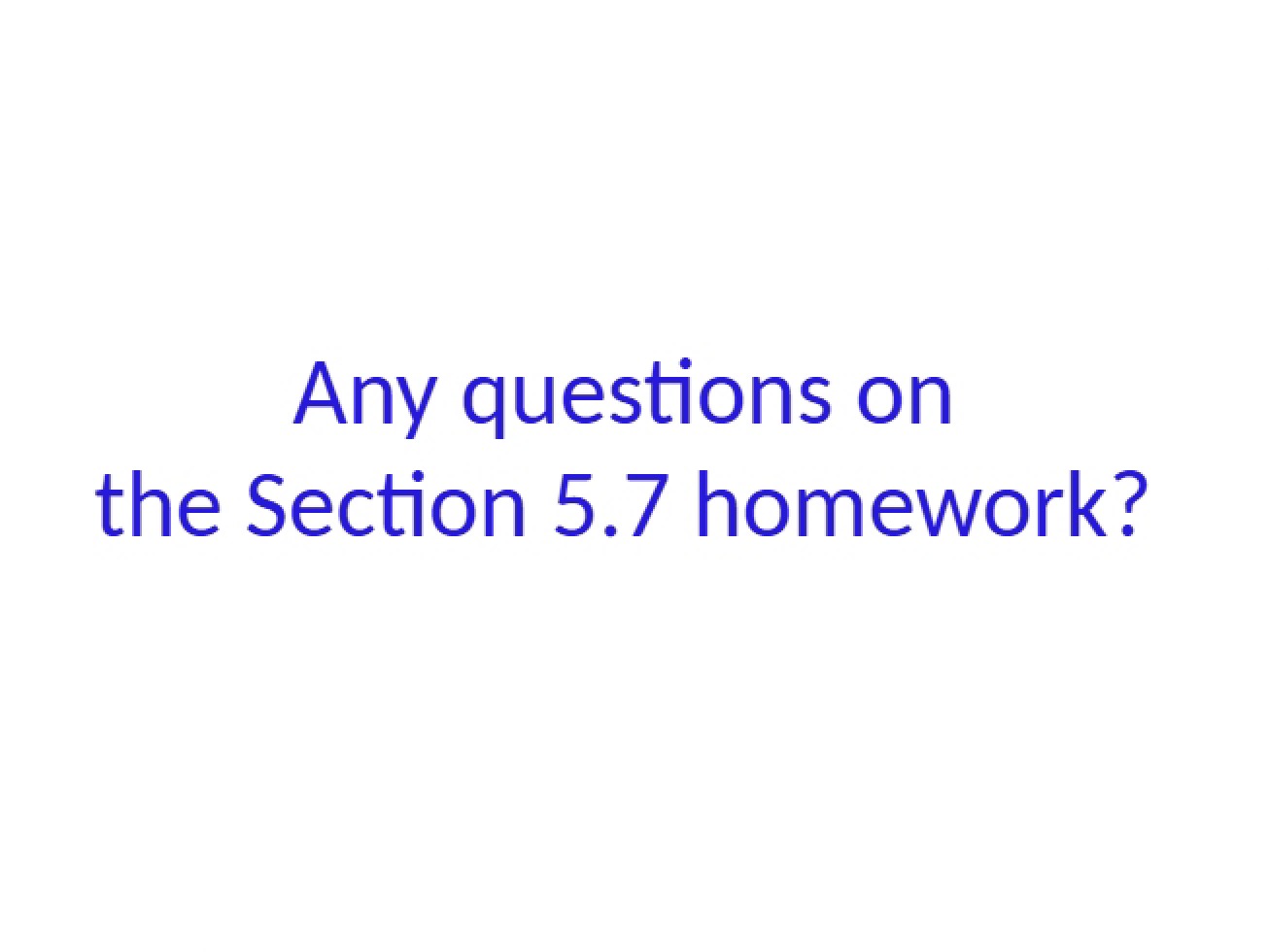 Assignment