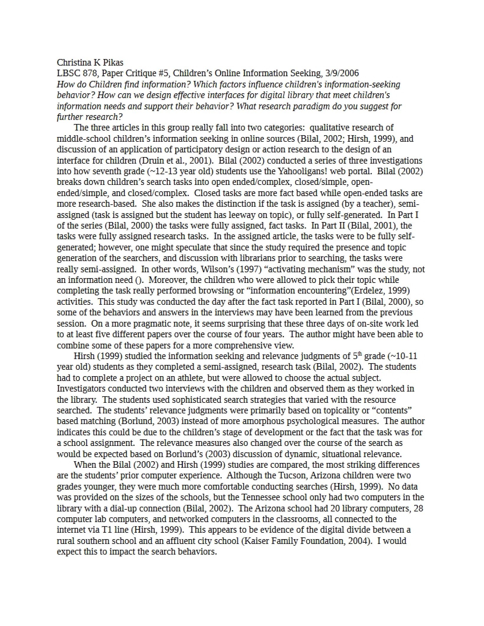 Critique of Paper 5