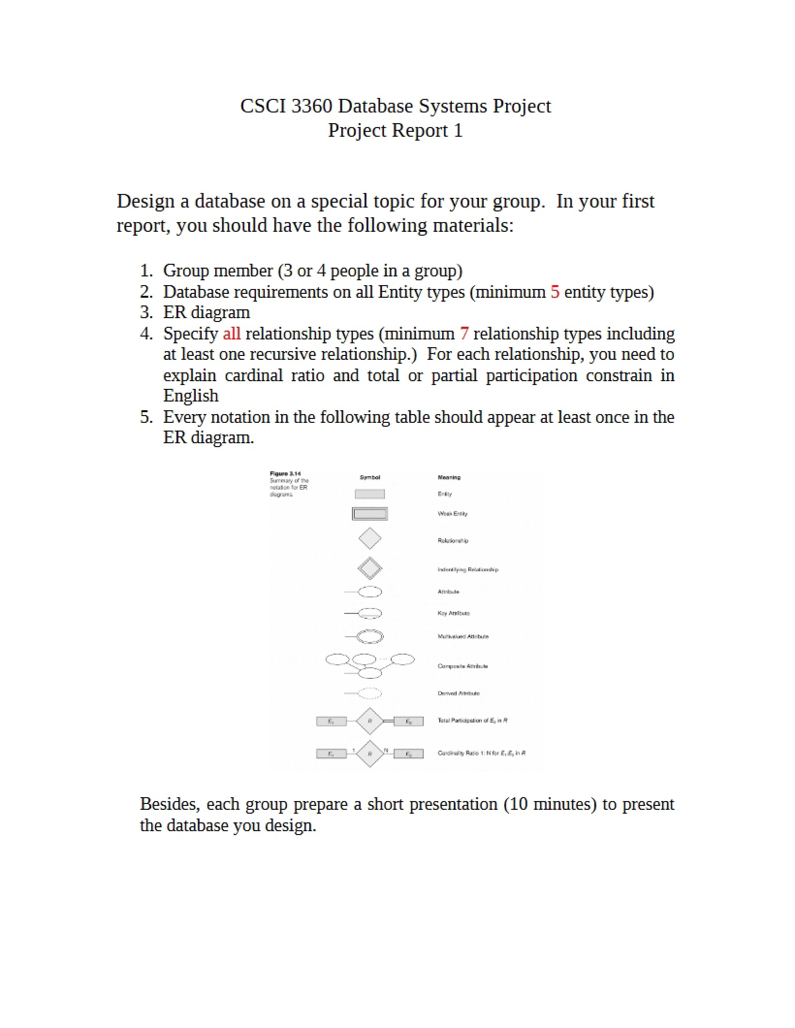 First Database Systems Project