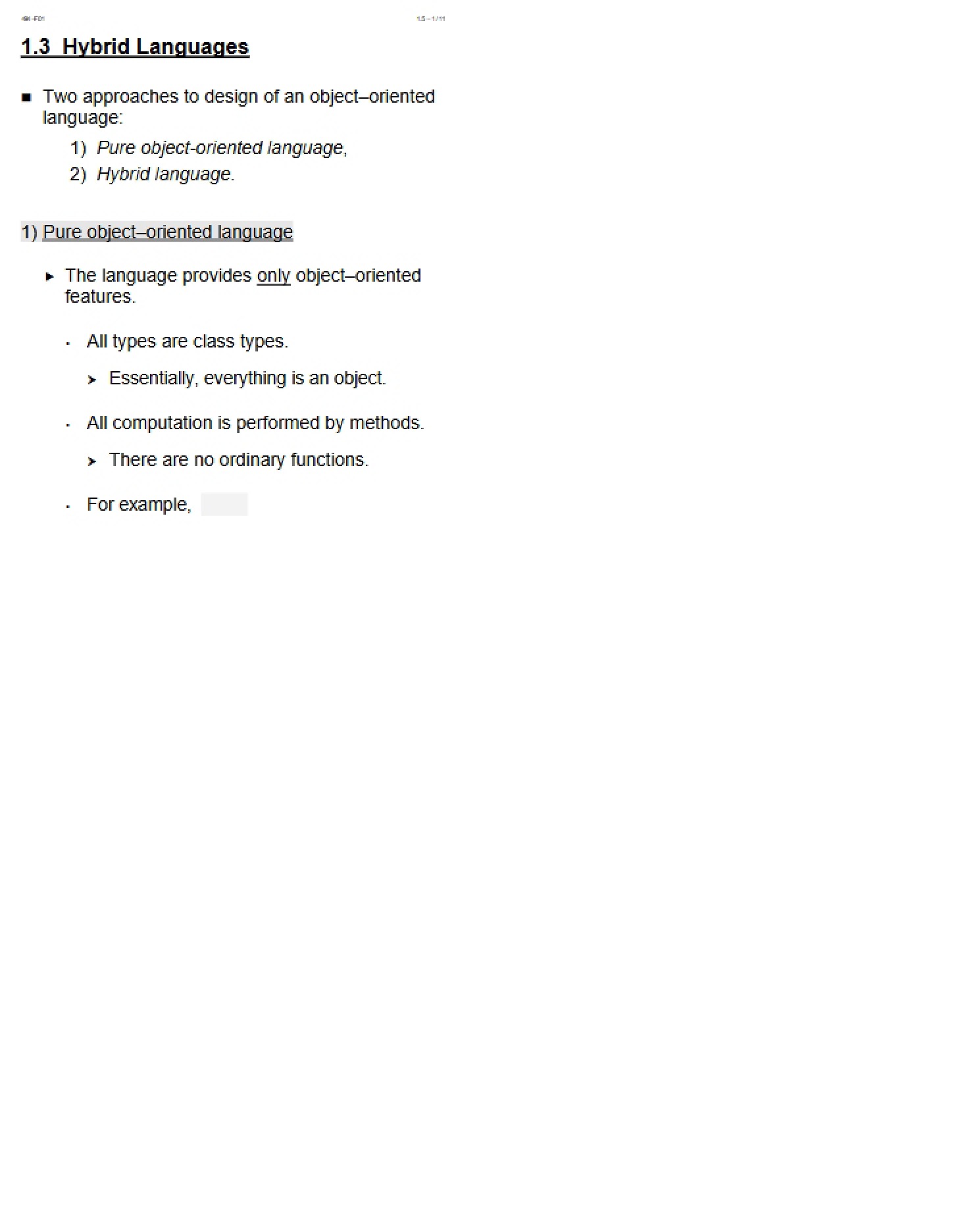 Section 1.5 Topics