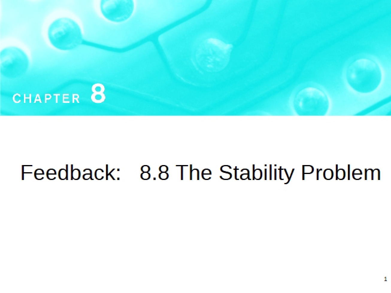 Problem of Stability