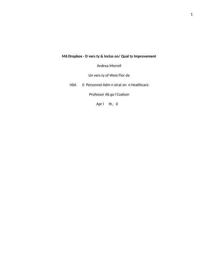 Healthcare Quality Improvement - Strategies for System Performance and Patient Outcomes
