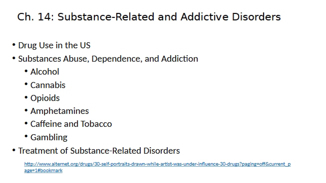 Addictive and Substance-Related Disorders (Chapter 14)