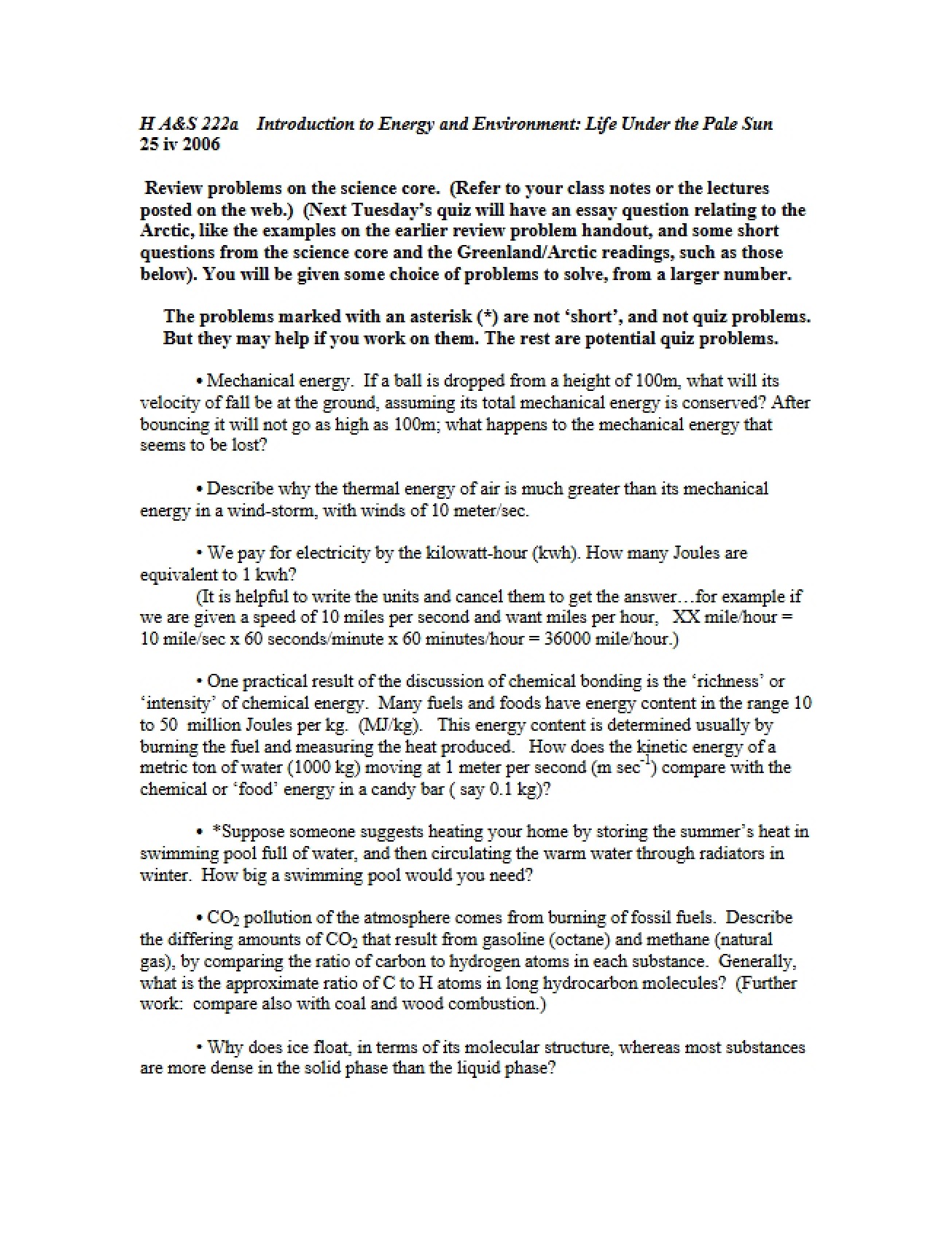 Session Notes