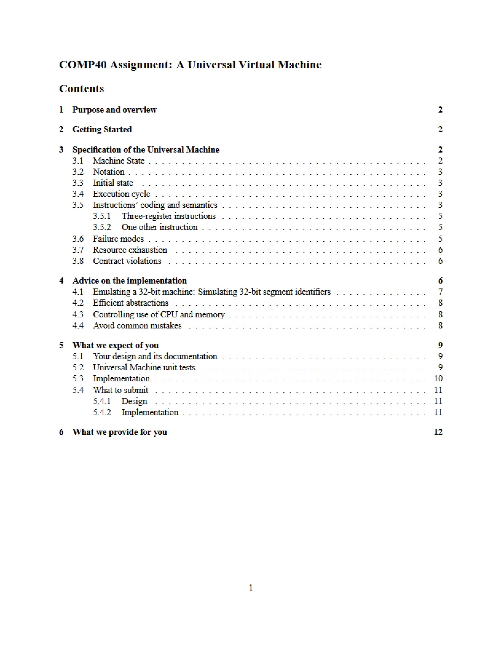 Universal Virtual Machine Assignment