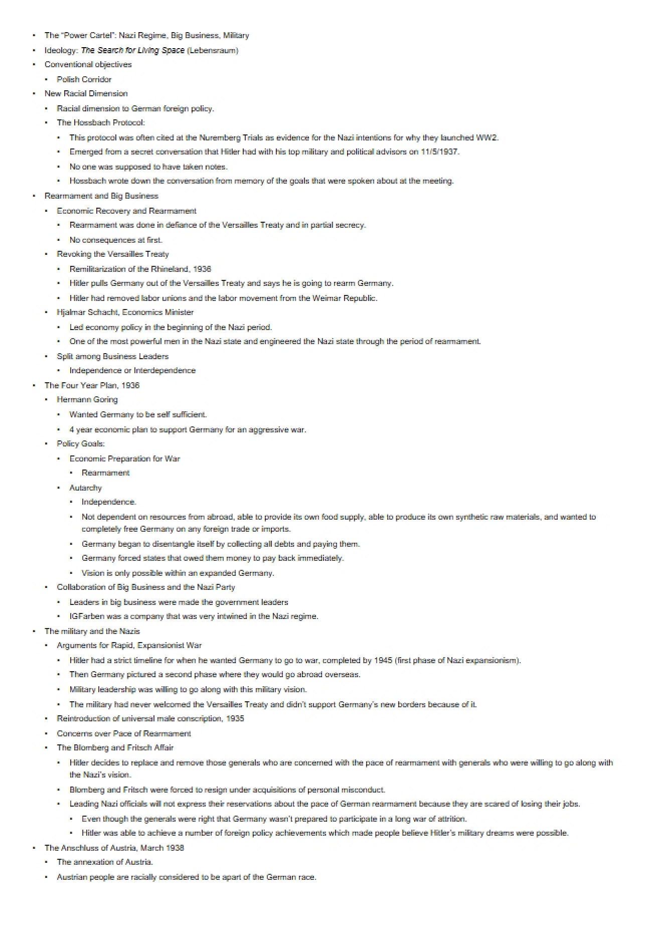 History of Germany Notes - Part 2
