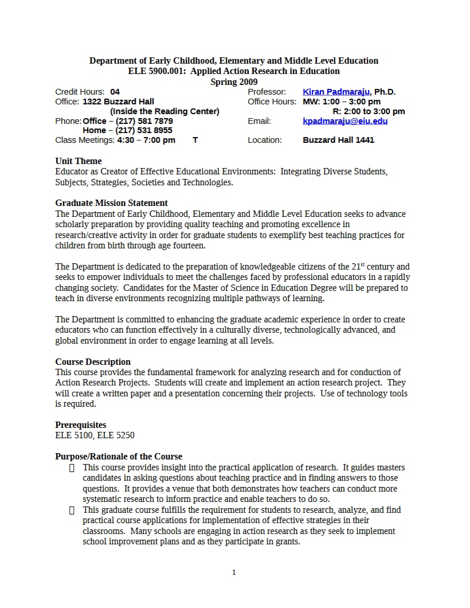 Syllabus