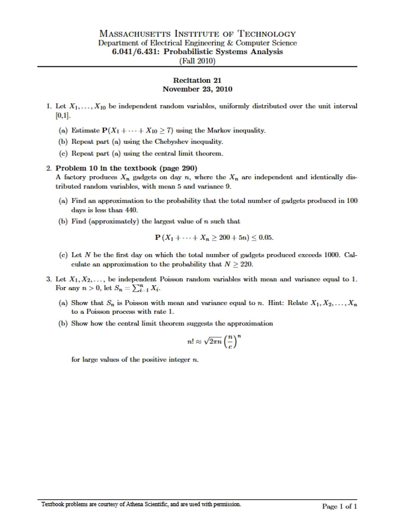 Applied Probability Notes
