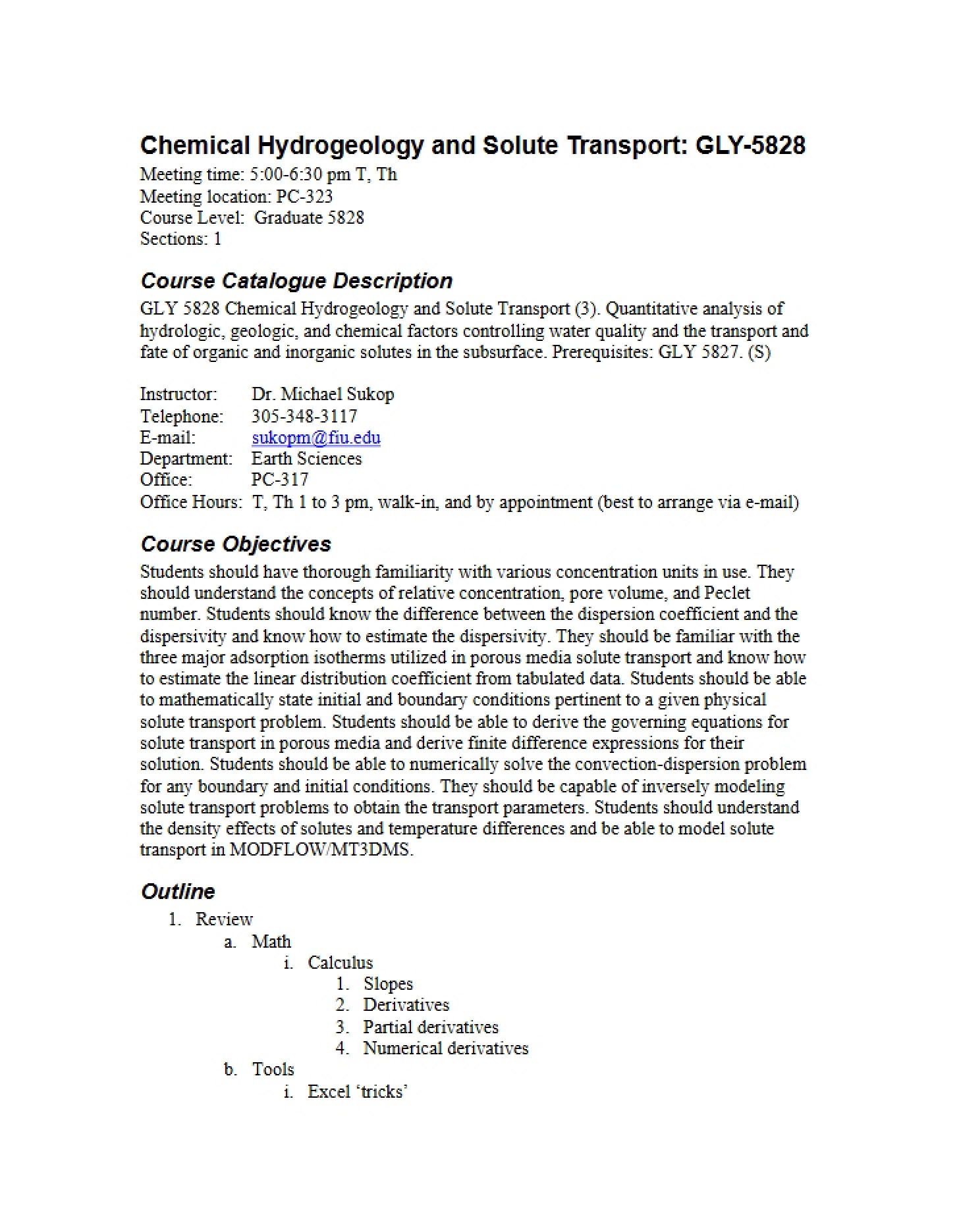 First Lecture Review