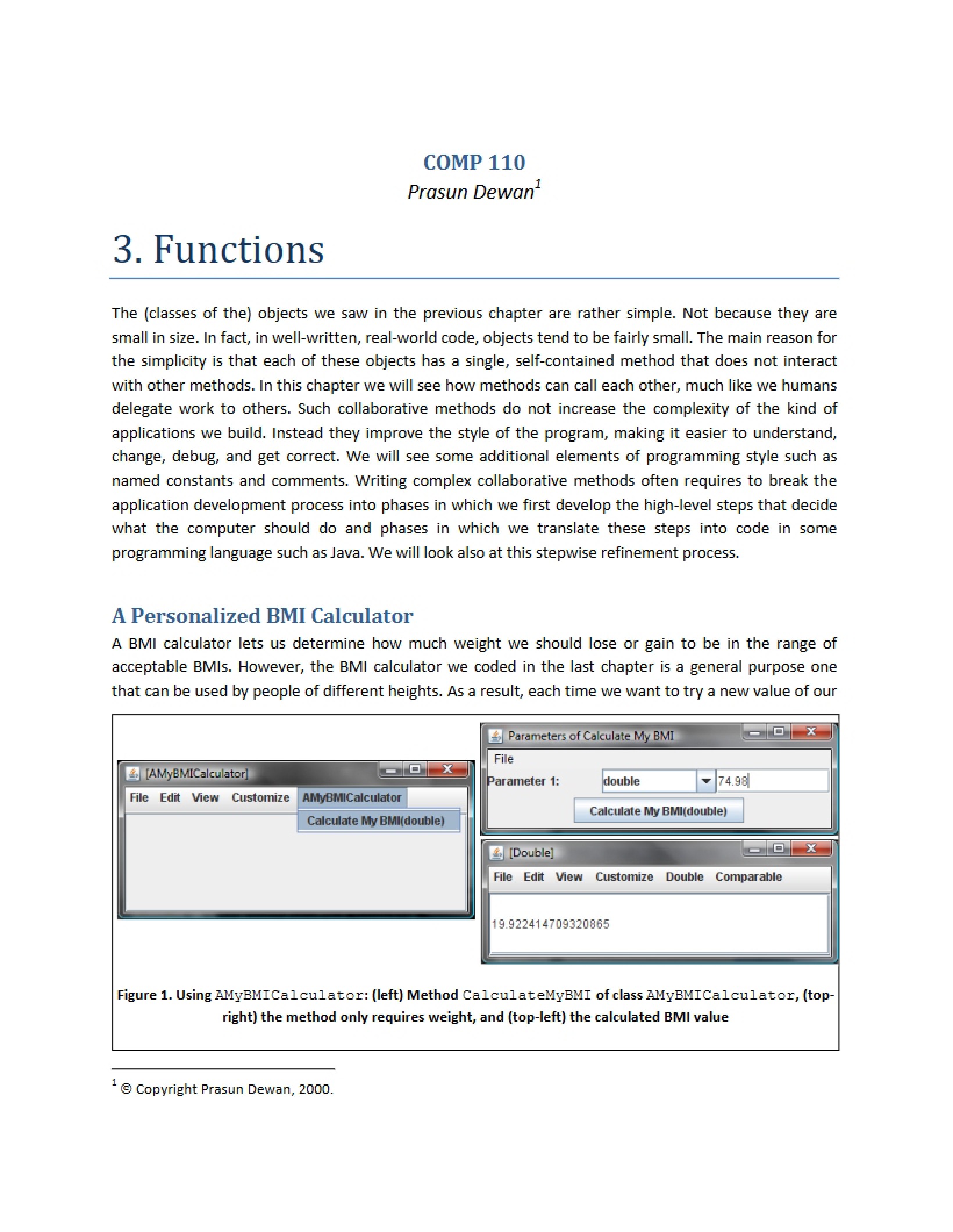 Programming Functions Overview