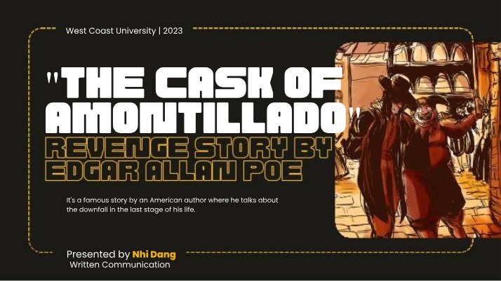 Analysis of The Cask of Amontillado