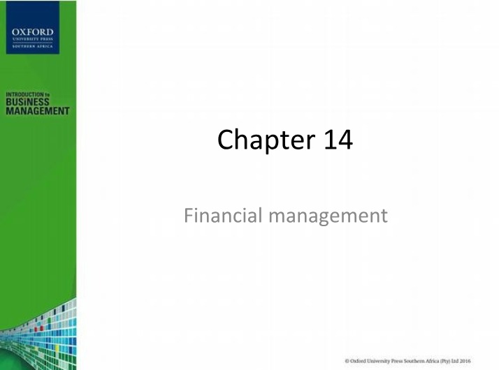 Financial Management Principles