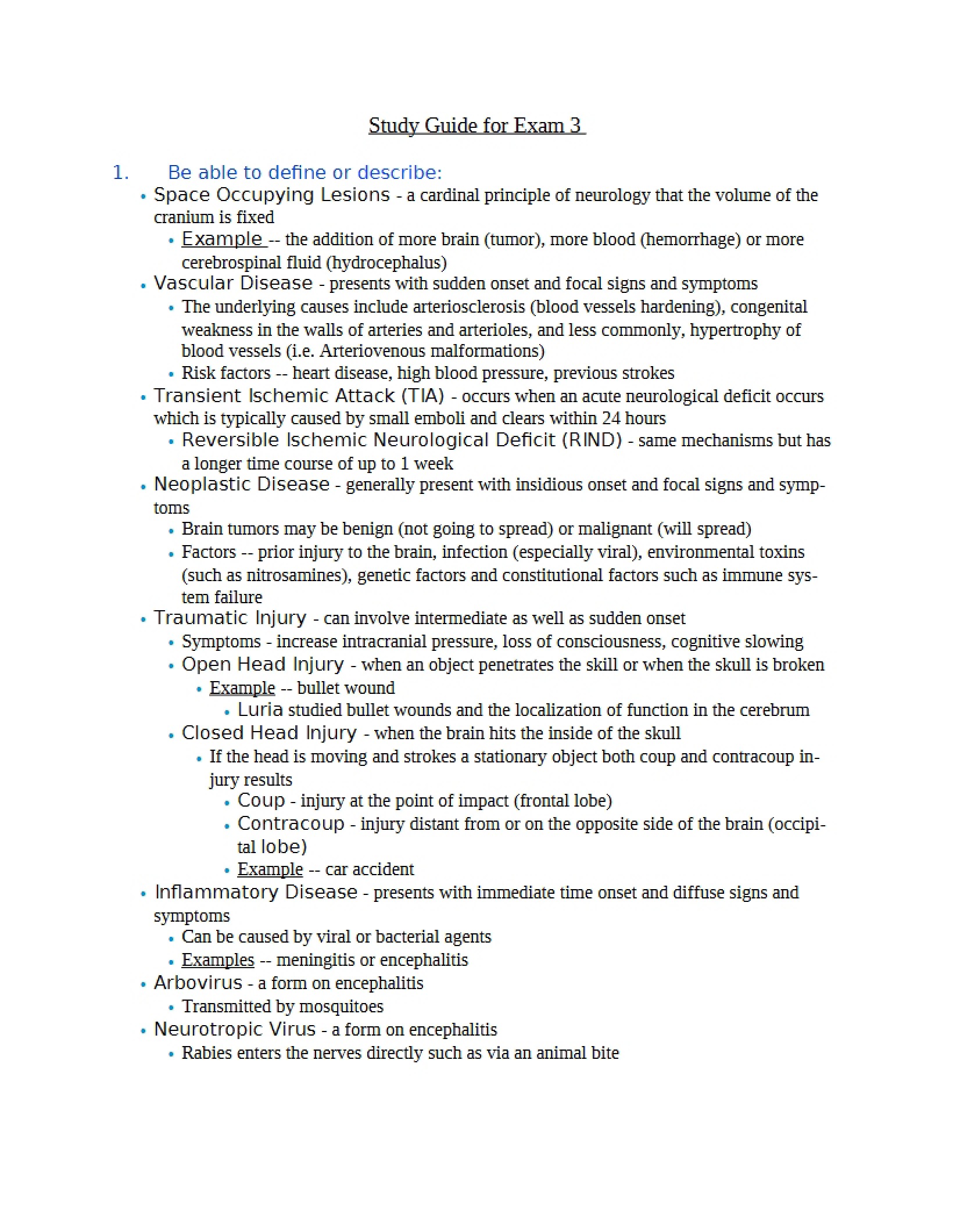 Exam Three Biopsychology