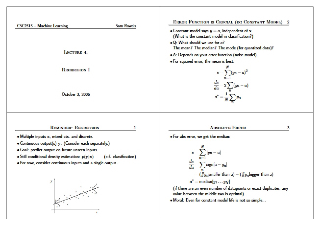 First Regression Module