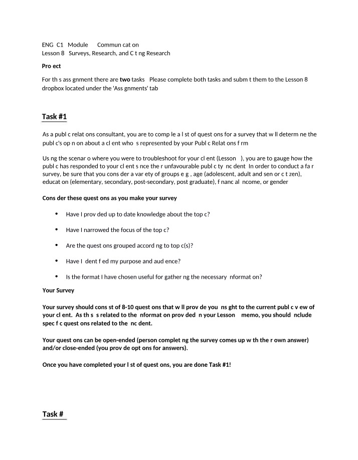 Research Tips - Citing and Conducting Surveys