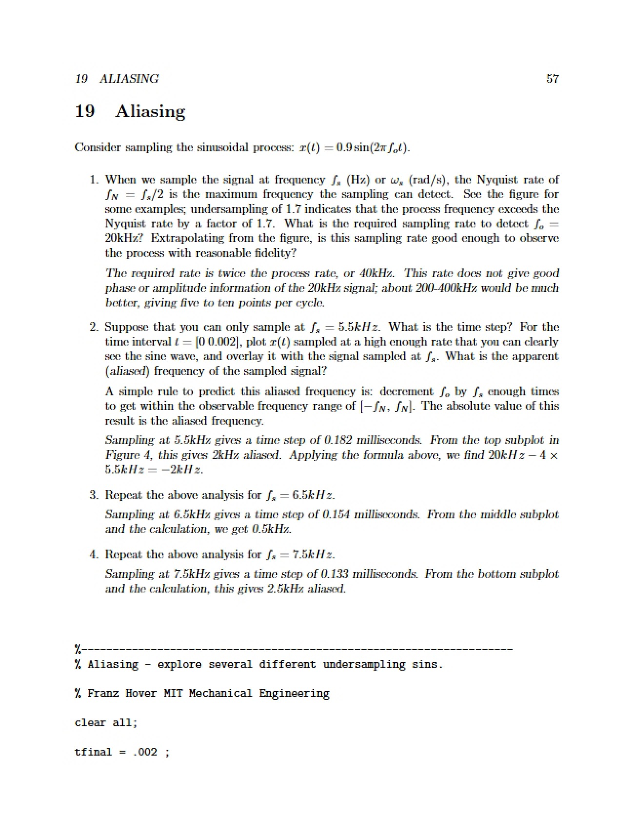 Concept of Aliasing