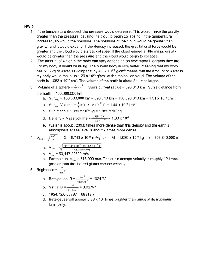 ASTR102 - HW 6