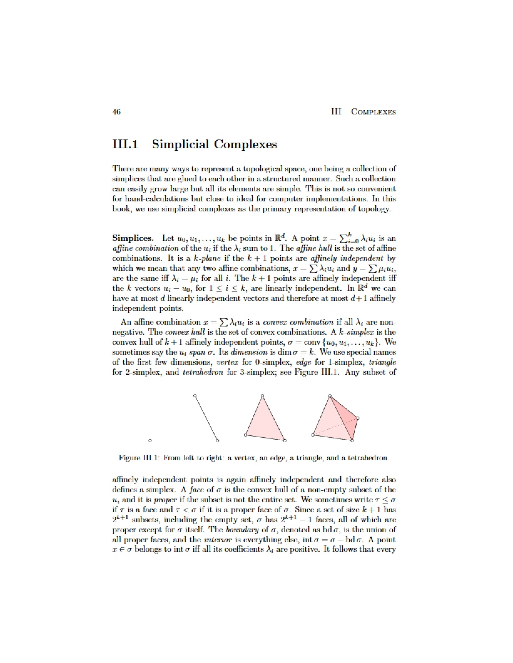 Complexes (Simplicial)