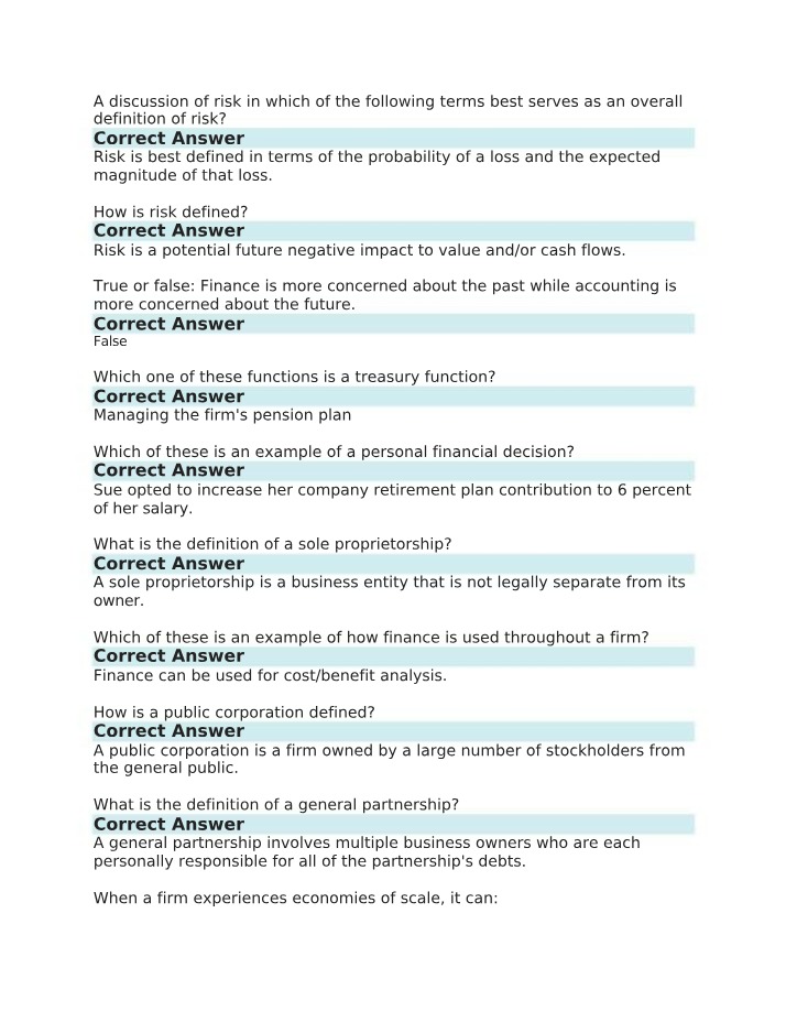 Defining Risk - Probability and Magnitude
