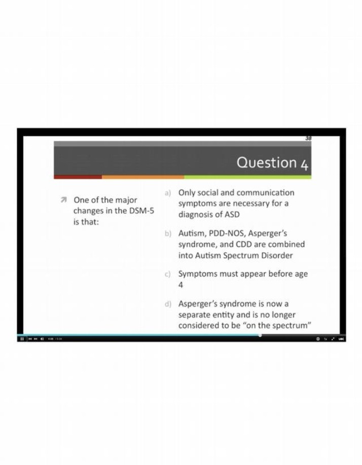 Question Regarding DSM-5 Changes