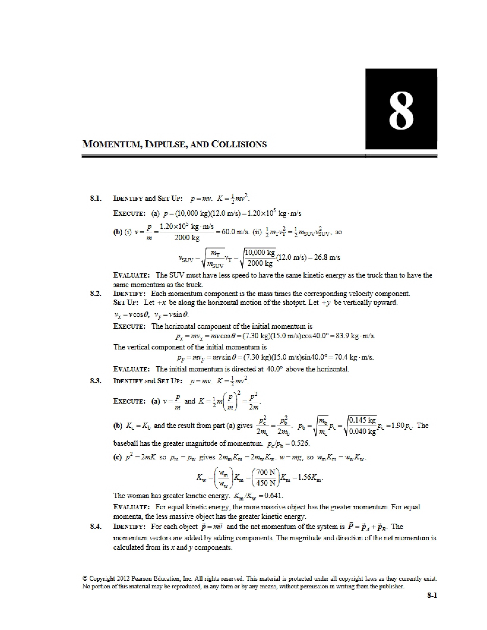 Collisions, Impulse, and Momentum