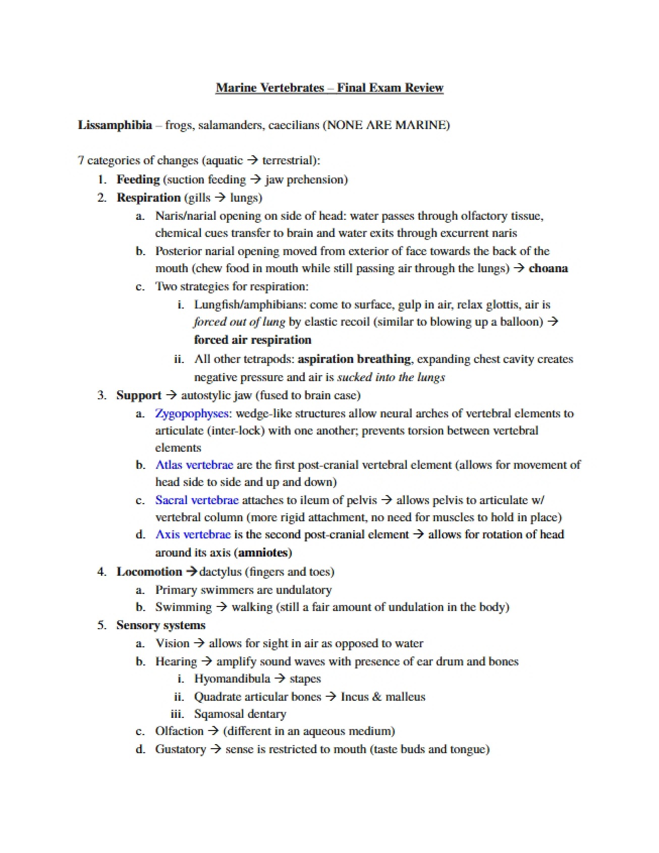 Study Guide Final Exam