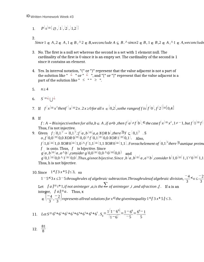 Week 3 Written Homework