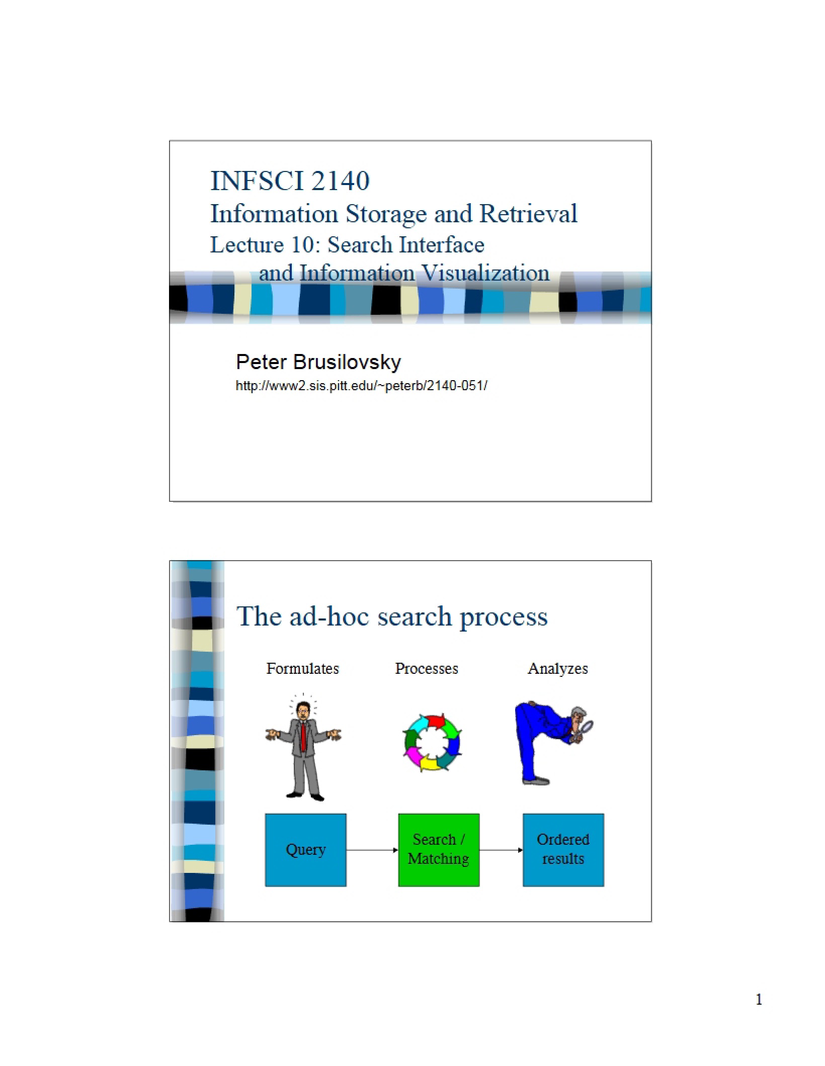 Interfaces for Search