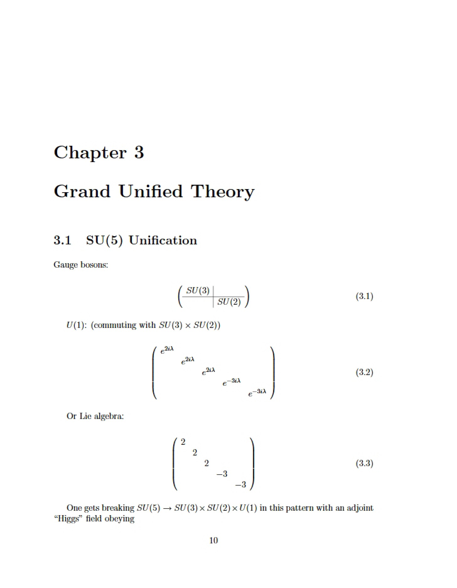 Theory of Grand Unification
