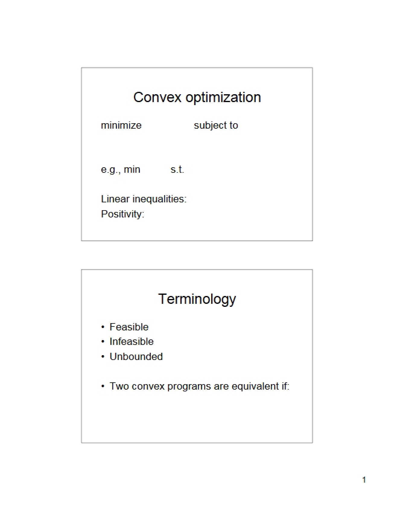 Third Part of Convex Optimization