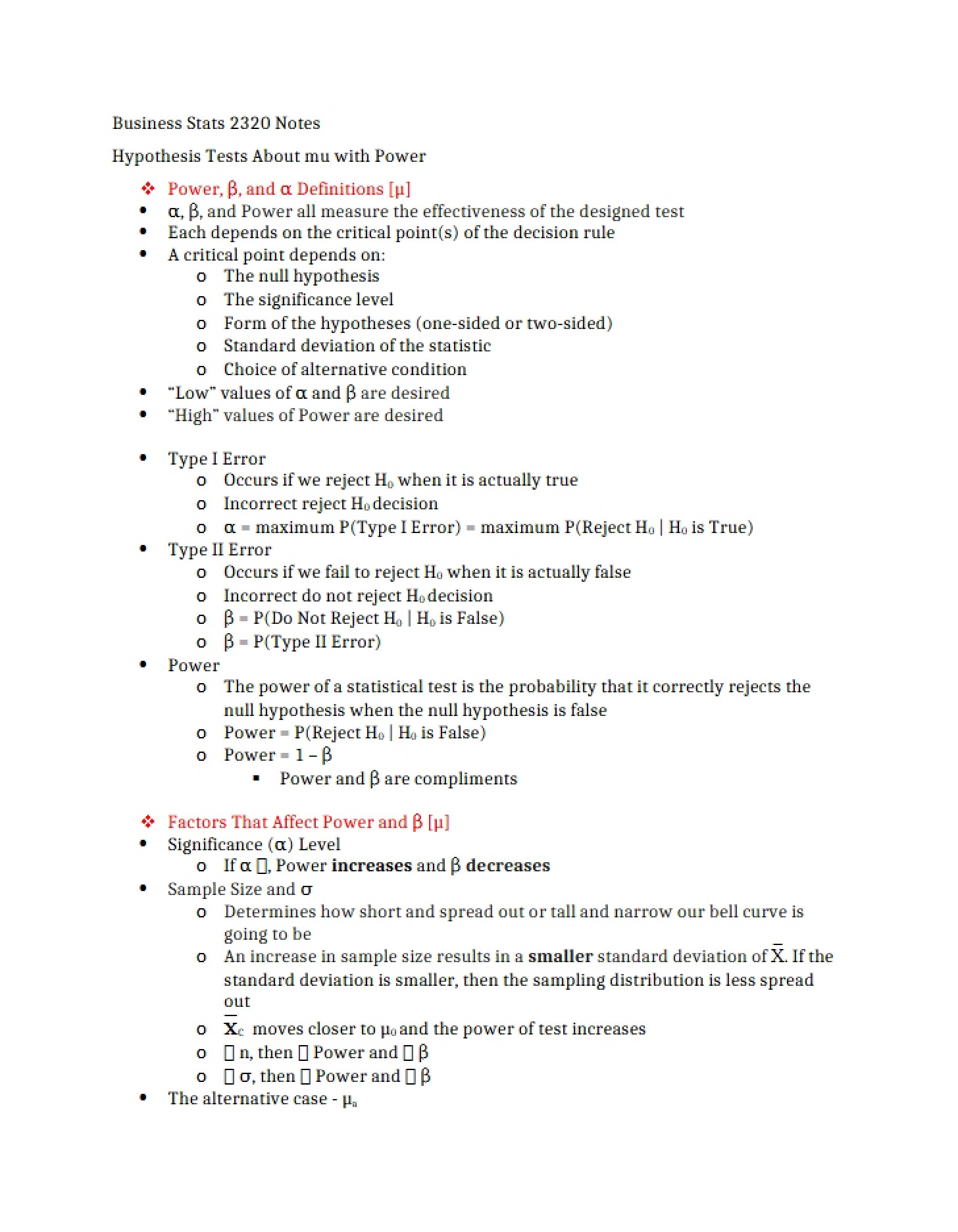 Statistics for Business
