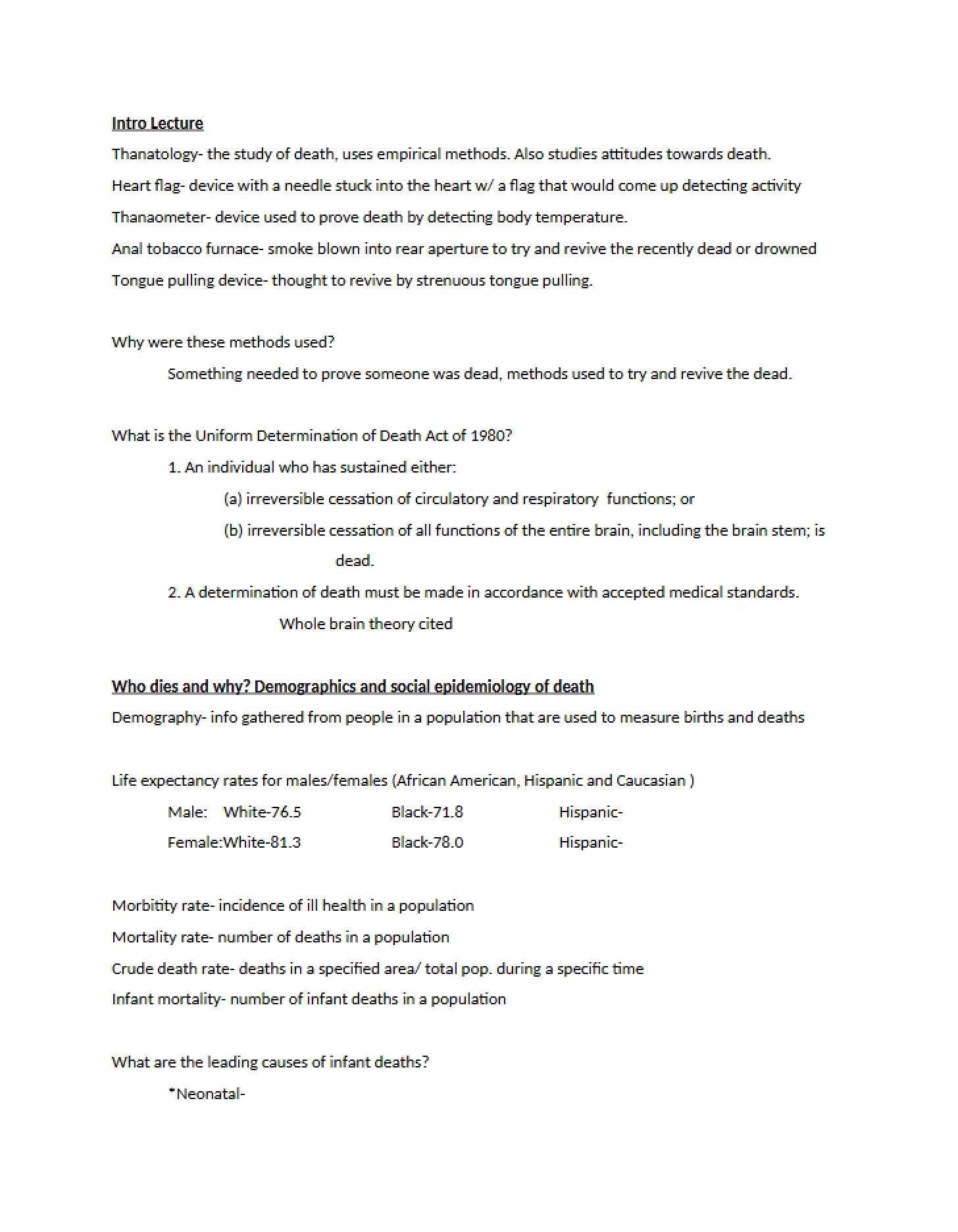 Introductory Lecture