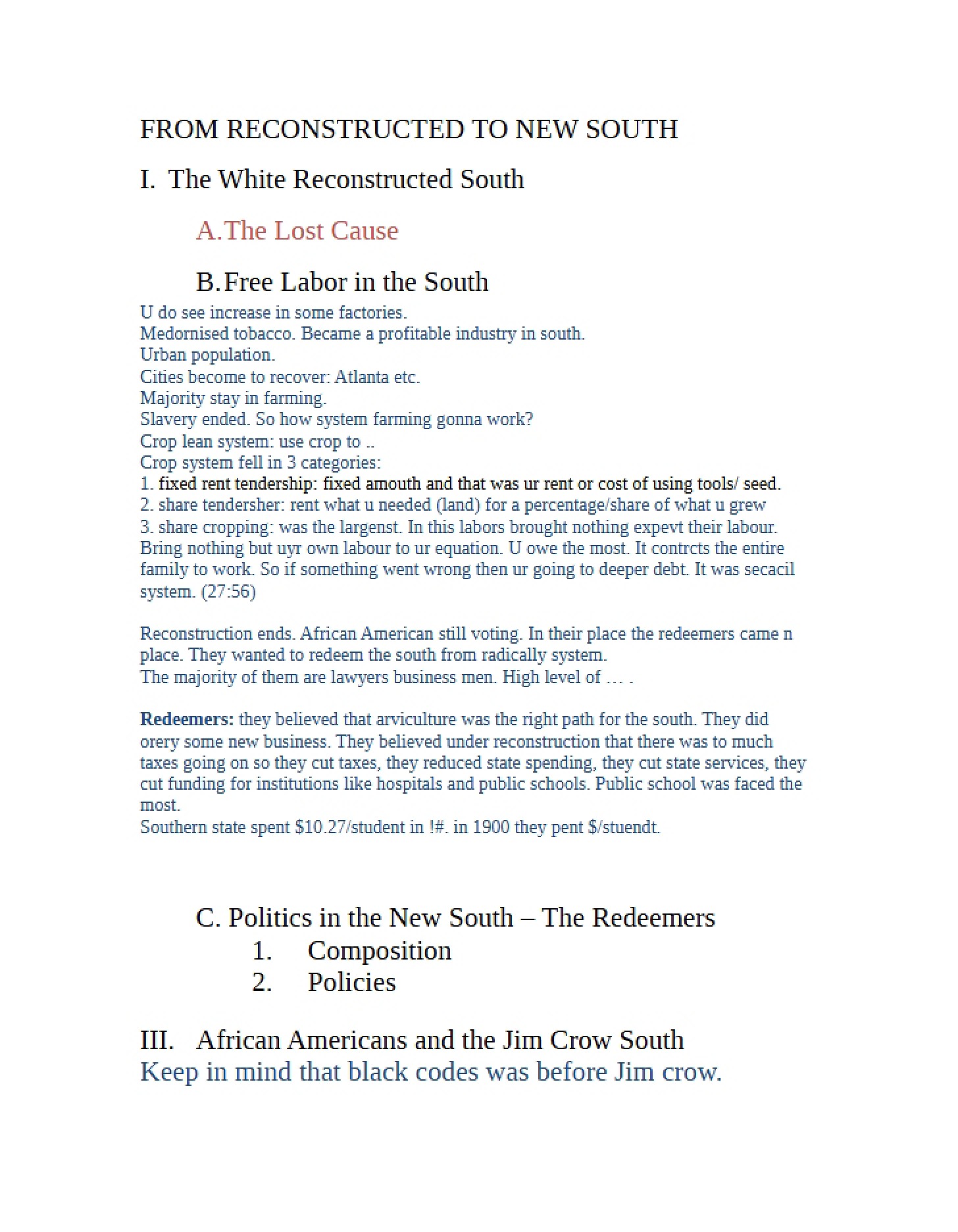 Reconstruction Lecture 02 (Summer)