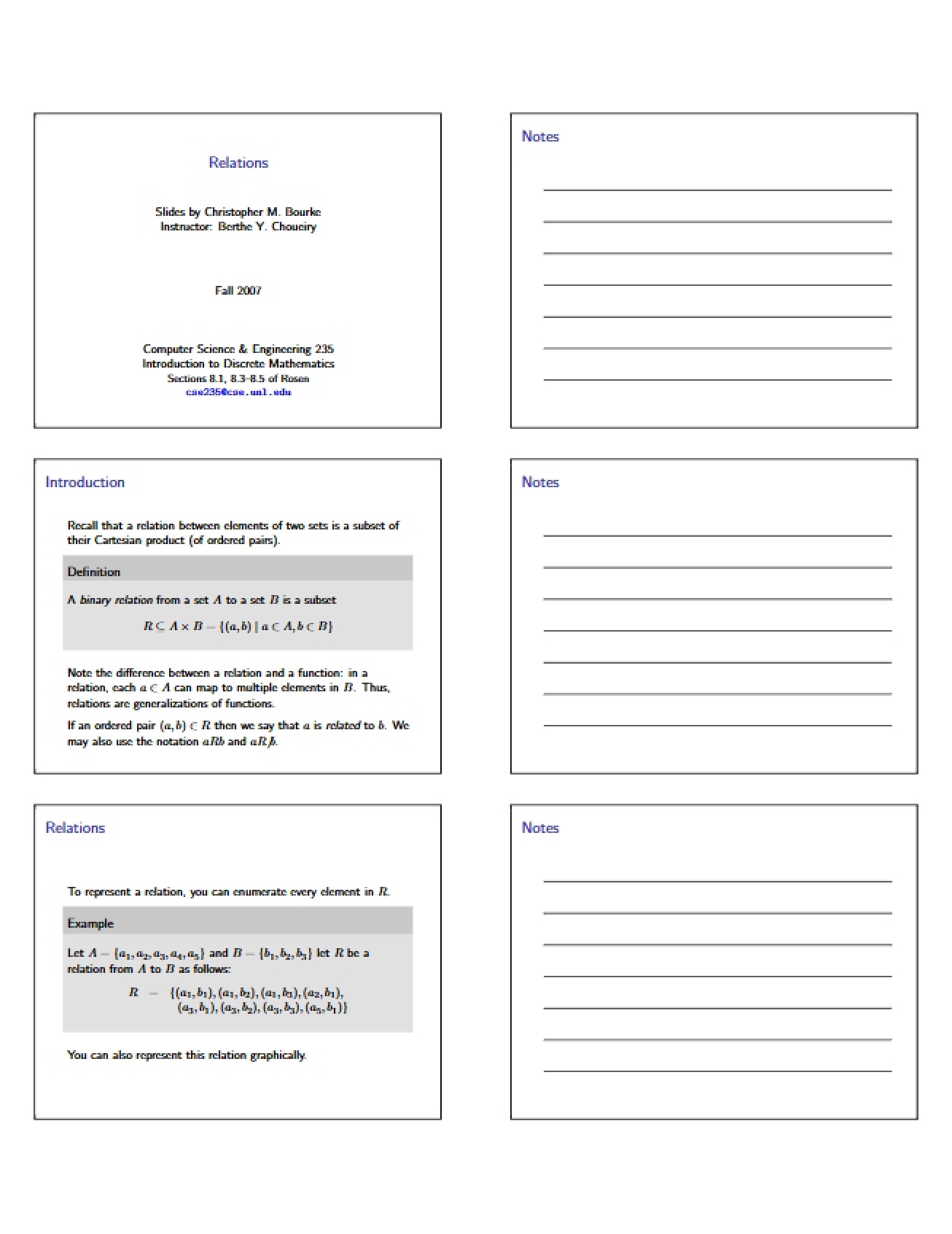 Relations Handout