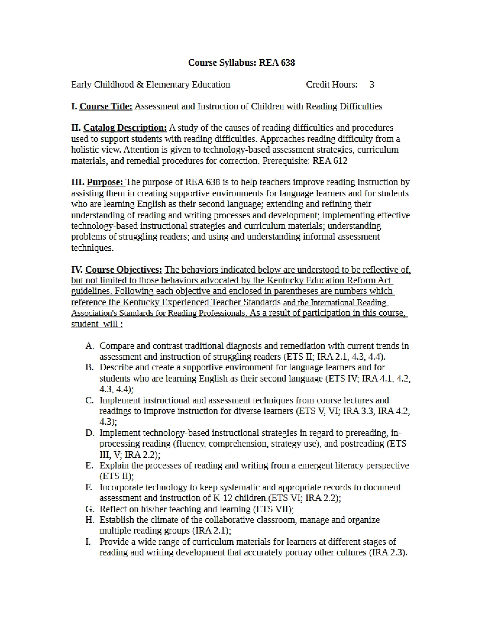 Syllabus