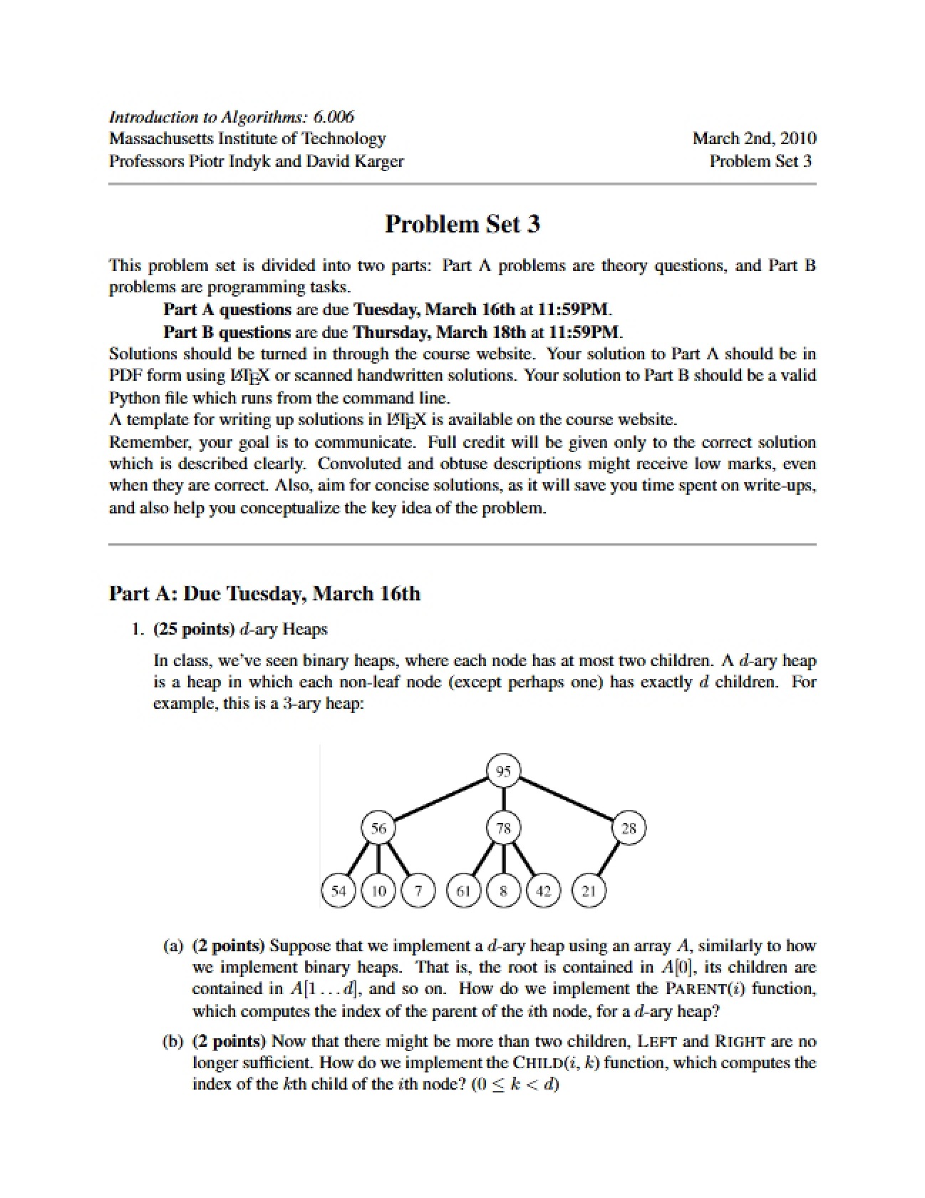 Problem Set Number 3