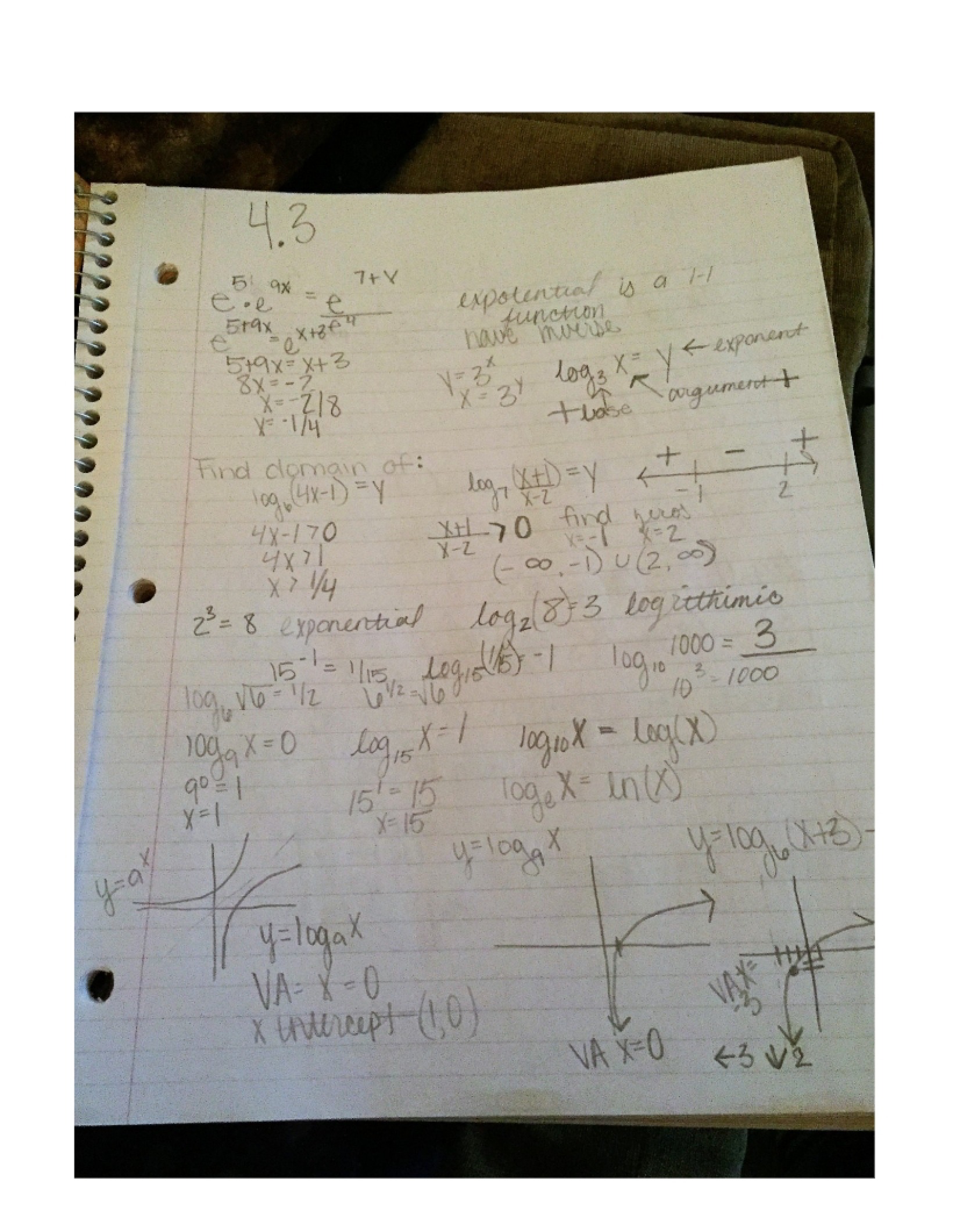 Precalculus Notes Set 8