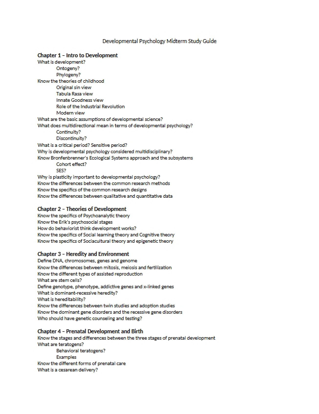Development Introduction Chapter 1