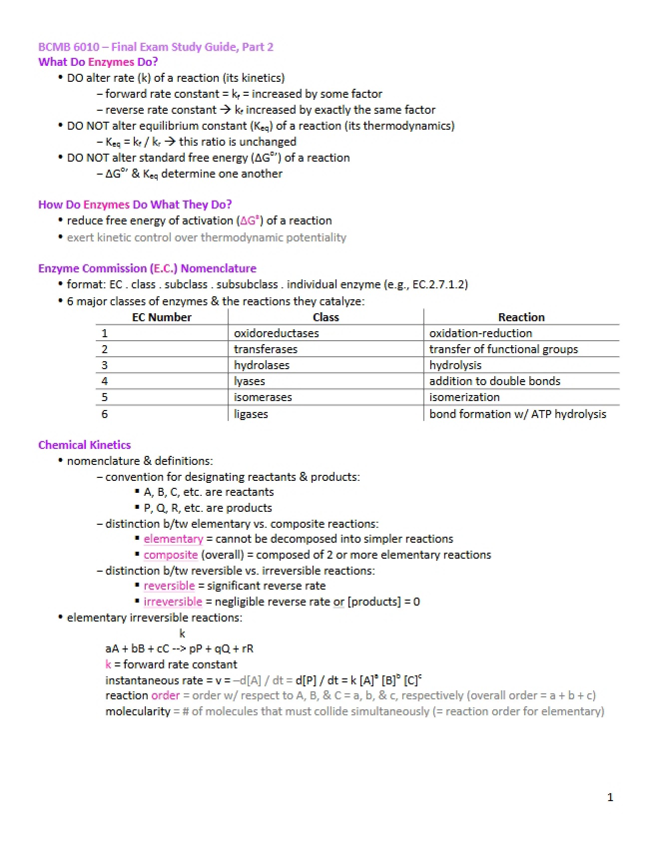 Final Exam Study Guide, Part 2