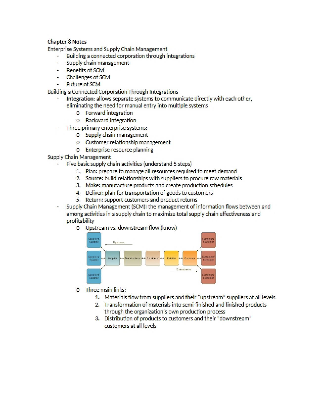 Chapter 8 Notes Fundamentals of Information Systems