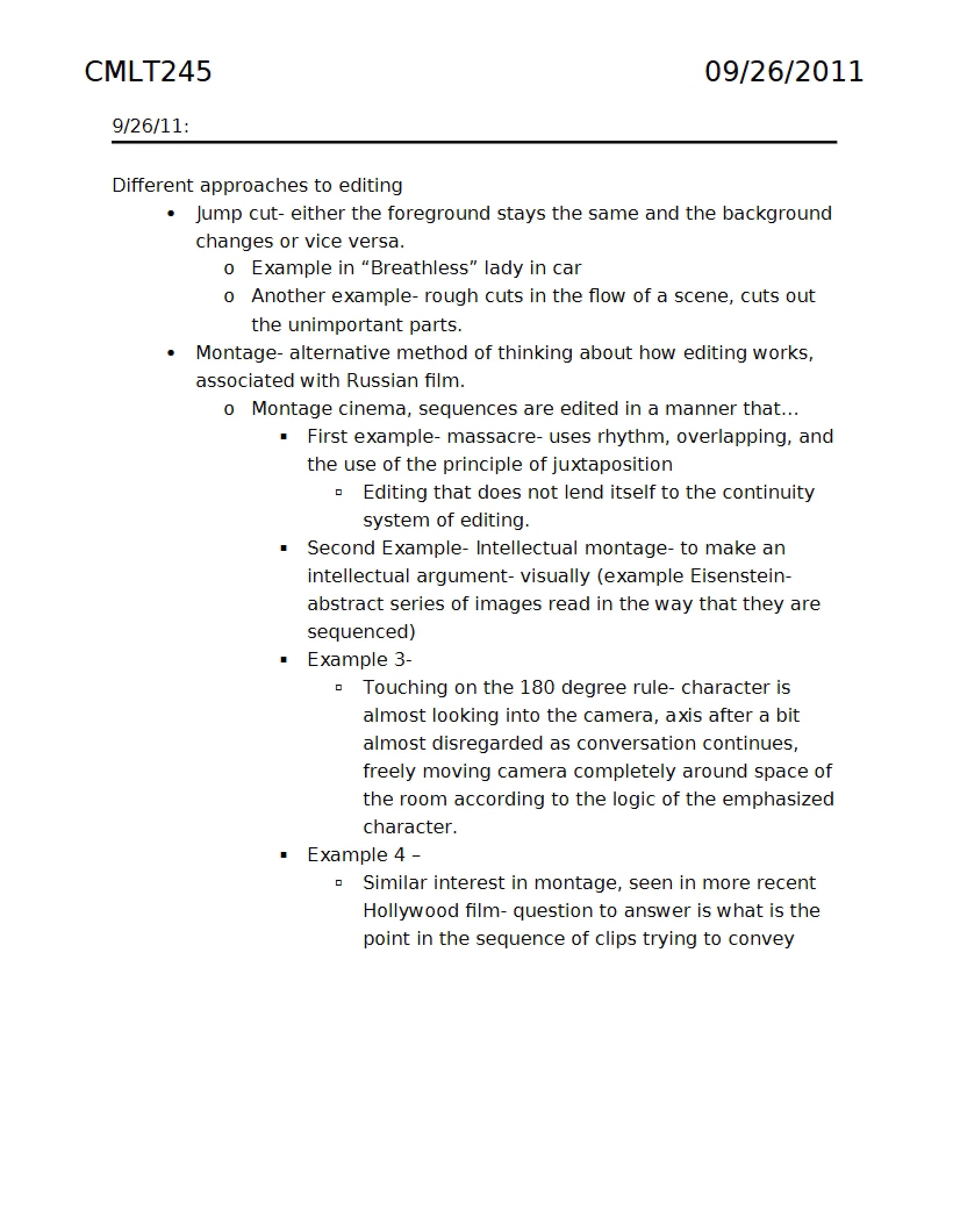 Notes on Form and Culture
