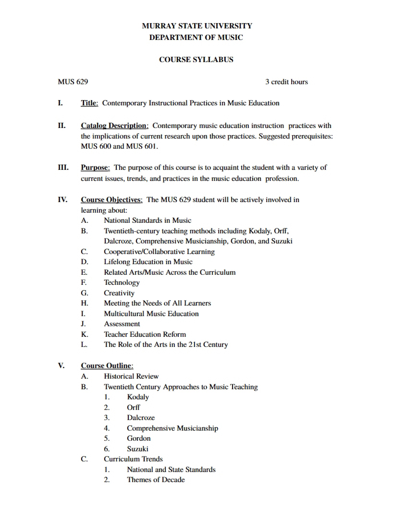 Syllabus
