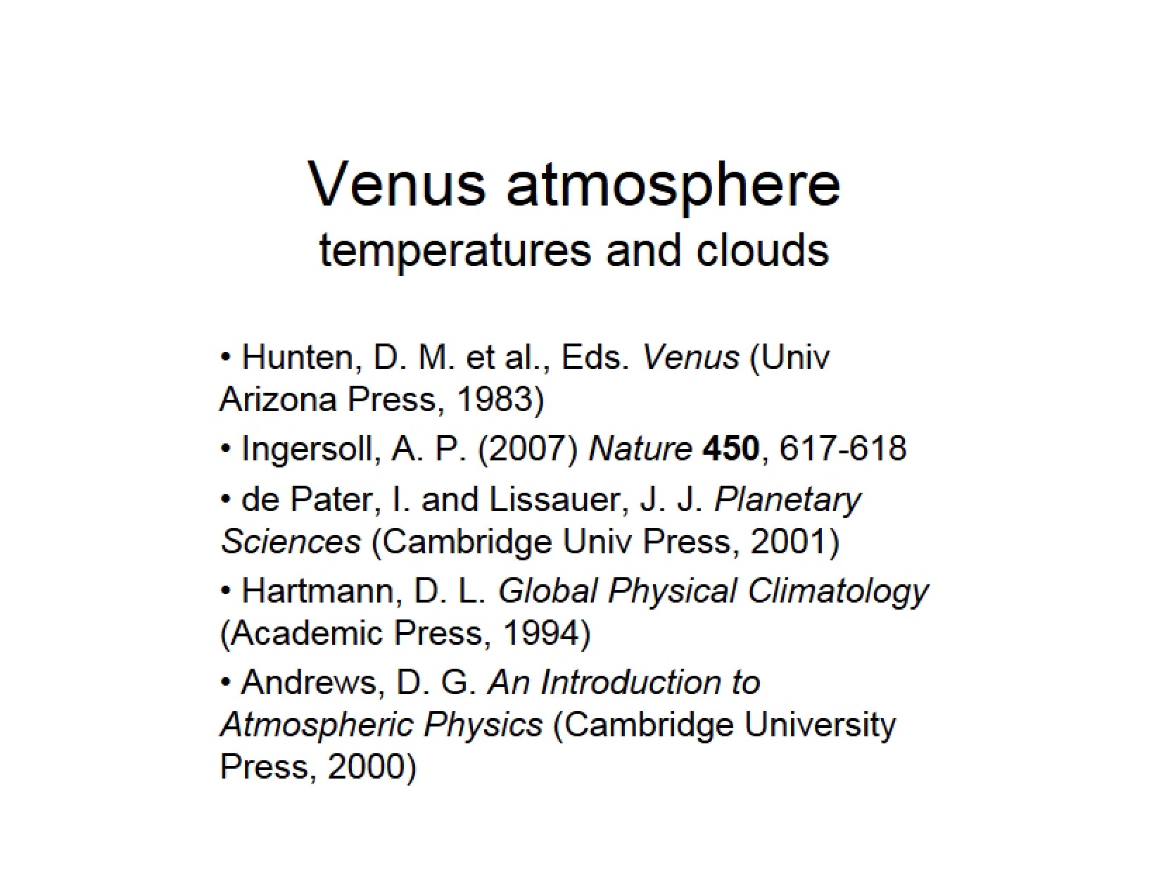 Atmosphere of Venus