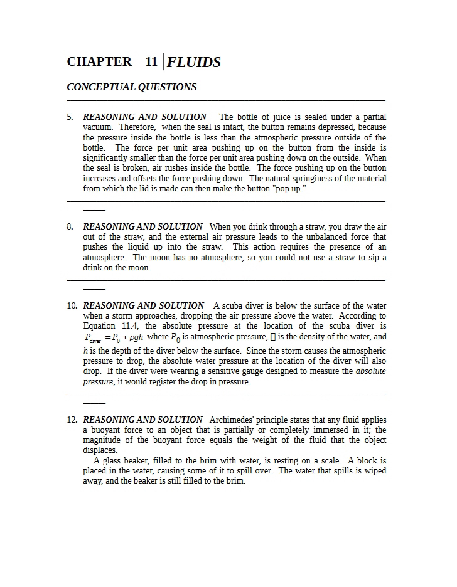 Physics of Fluids Chapter 11